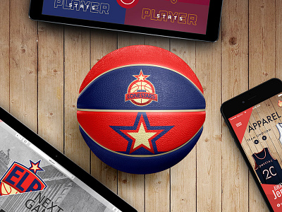 El Paso Lonestars : Logo Showcase app basketball el paso fitness logo sports star tablet texas website