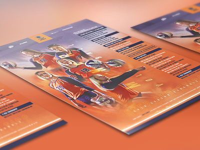 2018 Official UTEP Volleyball Schedule Poster athletics college miners poster sports texas utep volleyball