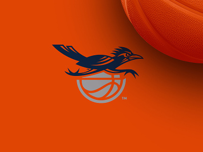 Rowdy Basketball : Logo Lockup basketball logo logo design sports