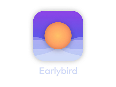 Daily UI #005 - App Icon 005 alarm app dailyui icon ios logo rise sun