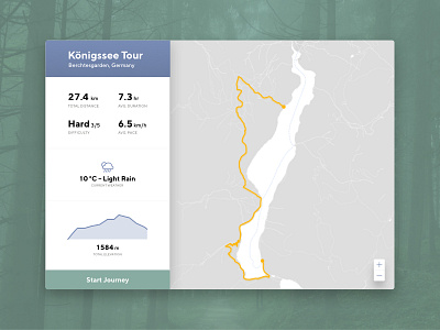 Daily UI #020 - Location Tracker 020 app daily dailyui hiking location maps tracker ui
