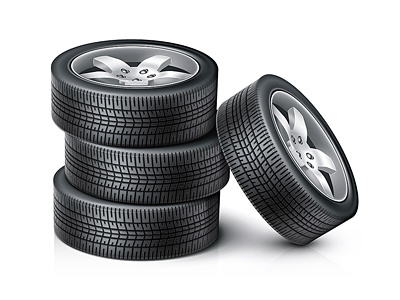 Vector Car Wheels illustration tire vector wheel