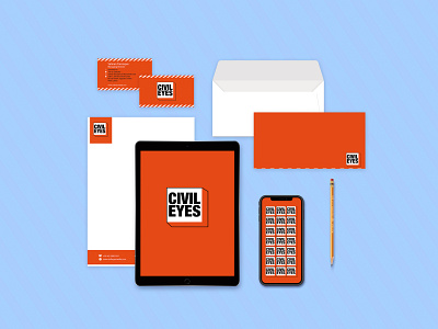 Branding Civil Eyes branding design designer graphic design minimal minimal logo mockups modern social media type typography