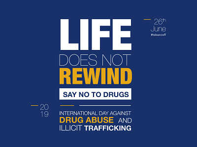 International Day Against Drug Abuse anti tobacco branding design drug abuse drugs flat minimal smoking trafficking type typography web