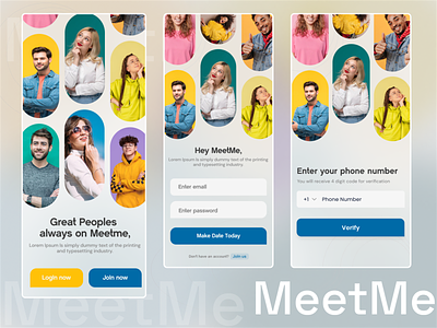 MeetMe The Dating App UI