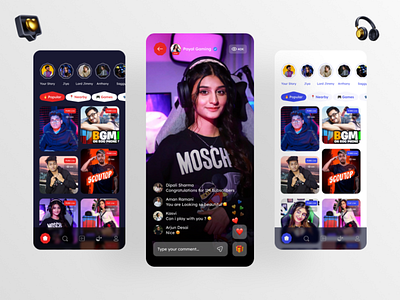 Live Streaming App UI