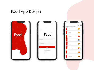 Food App Design app