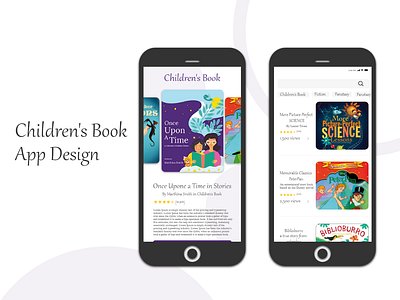 Children's Book App Design app