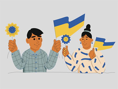 Support Ukraine/Stand with Ukraine art artwork design illustration illustrator standwithukraine ui uiillustration ukraine