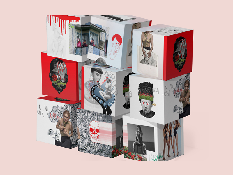 Instagram page of Blevogue Buro #2 collage smm illustration instagram graphic design