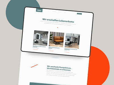 Interior design Website architecture branding design frankfurt layout typography uichallenge website
