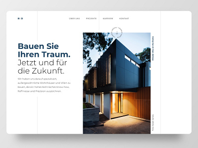 Architecture Website Part 1 architecture design frankfurt typography ui uichallenge ux website