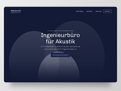 Website Engineering Office Part 1 branding design frankfurt interface layout typography ui uichallenge ux website