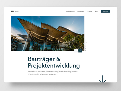 Architecture Website Concept architecture branding design frankfurt layout typography ui uichallenge website