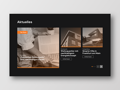 Architecture Website News Section