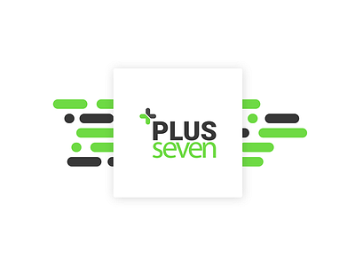 Plus Seven Logo branding design logo