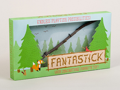 Fantastick packaging stick toy woods