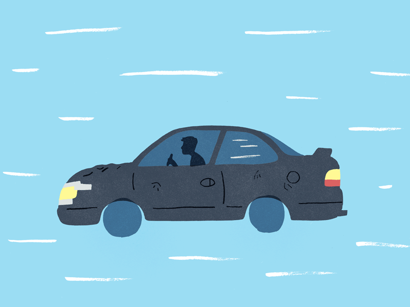 My beat up car by Joey Pasko on Dribbble