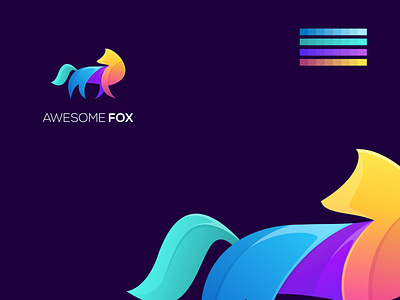 Awesome Fox awesome branding design gambardrips graphicdesign illustration logo logo design modaltampang vector