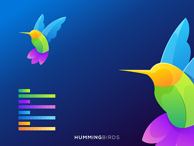 hummingbirds awesome awesome design design forsale gambardrips graphic graphicdesign illustration logo ux vector