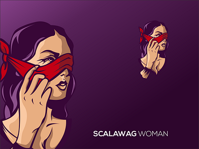 scalawag woman awesome branding design gambardrips graphicdesign illustration logo logodesign modaltampang vector