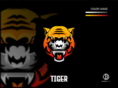 Tiger logo design awesome awesome design branding design forsale gambardrips graphicdesign illustration logoawesome ux vector