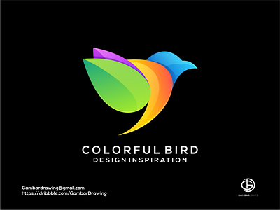 colorful bird illustration design awesome design branding design gambardrips graphic graphicdesign illustration logoawesome ui vector