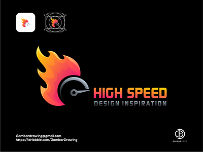 high speed design inspiration branding design forsale gambardrips graphicdesign icon illustration logoawesome logodesign vector