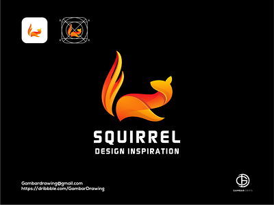 squirrel design inspiration awesome design branding design forsale gambardrips graphicdesign illustration logoawesome modaltampang vector