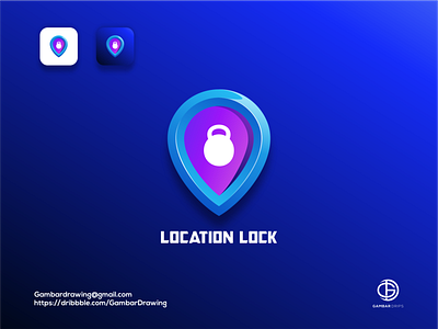 location lock logo awesome awesome branding design gambardrips graphic graphicdesign illustration logoawesome ui vector