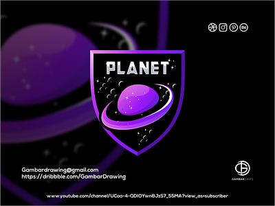 planet logo inspiration awesome branding design forsale gambardrips graphic graphicdesign illustration logoawesome logodesign vector