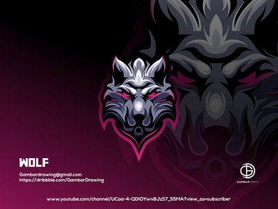 wolf branding design forsale gambardrips graphic graphicdesign illustration logoawesome logodesign vector