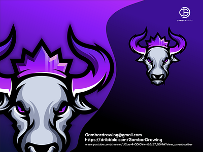 bull king awesome branding design dripslogs gambardrips graphicdesign illustration logoawesome logodesign vector