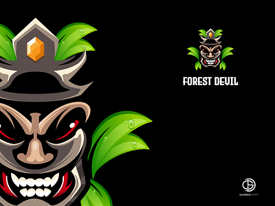 forest devil awesome design branding design gambardrips graphicdesign icon illustration logoawesome logodesign vector