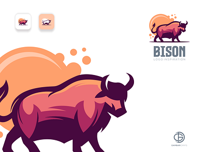 bison Inspiration awesome design design forsale gambardrips graphicdesign illustration logoawesome logodesign modaltampang vector