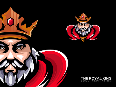 The Royal King awesome design branding gambardrips graphicdesign illustration logo logoawesome logodesign modaltampang vector