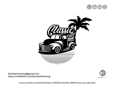 classic car logo design awesome design branding car classic gambardrips graphic graphicdesign illustration logoawesome logodesign vector vector illustration vintage