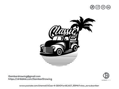 classic car logo design