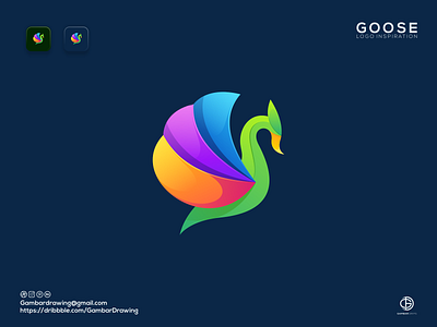 Goose Logo awesome design branding design forsale gambardrips graphic graphicdesign illustration logoawesome vector