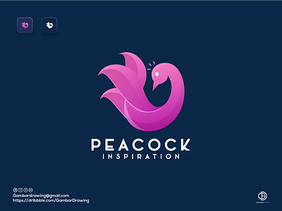 Peacock logo inspiration