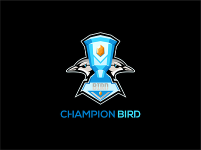 Champoin Bird Inspiration branding design gambardrips graphicdesign illustration logoawesome logodesign logotranding logoup vector