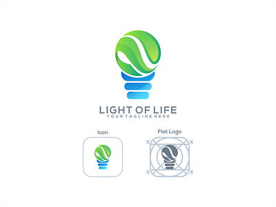 Light logo inspiration branding design gambardrips graphicdesign illustration logo logoawesome ui vector