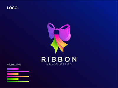 Ribbon logo inspiration branding design gambardrips graphicdesign illustration logo logoawesome logodesign vector