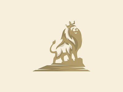 Lion vector logo design