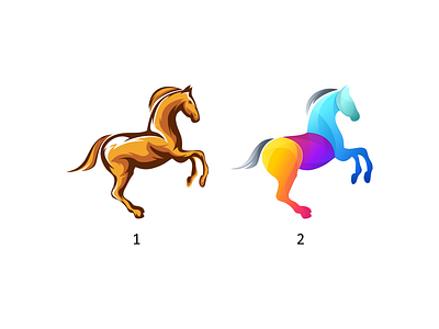 AWESOME HORSE FULCOLOR GRADIENT