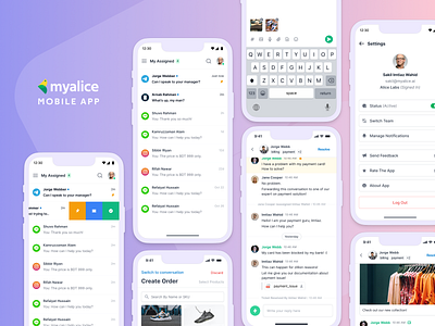 MyAlice Mobile App Redesigned