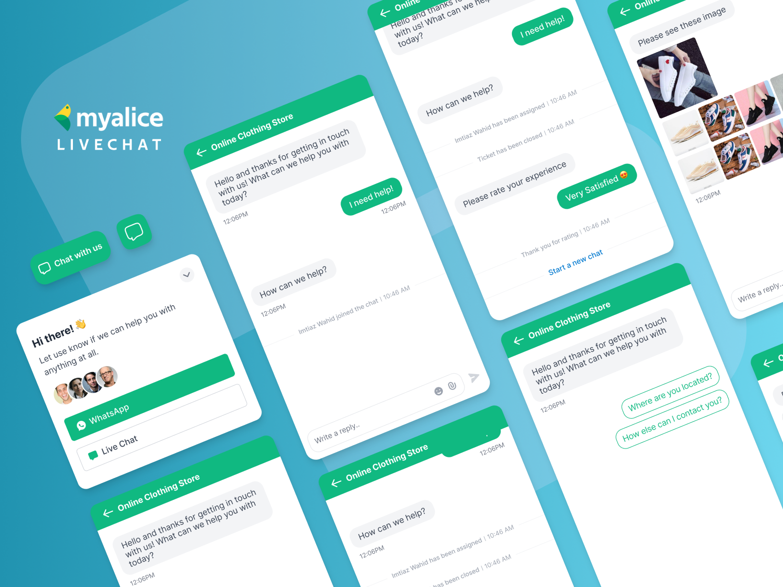MyAlice Livechat Widget by Shah Md. Sakil on Dribbble