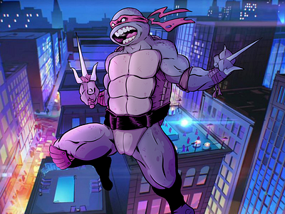 Rafael / TMNT character design digital art digital illustration illustration