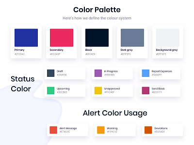 TravelForm Color Palette