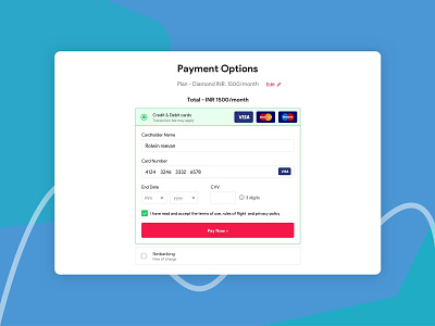 Payment Options